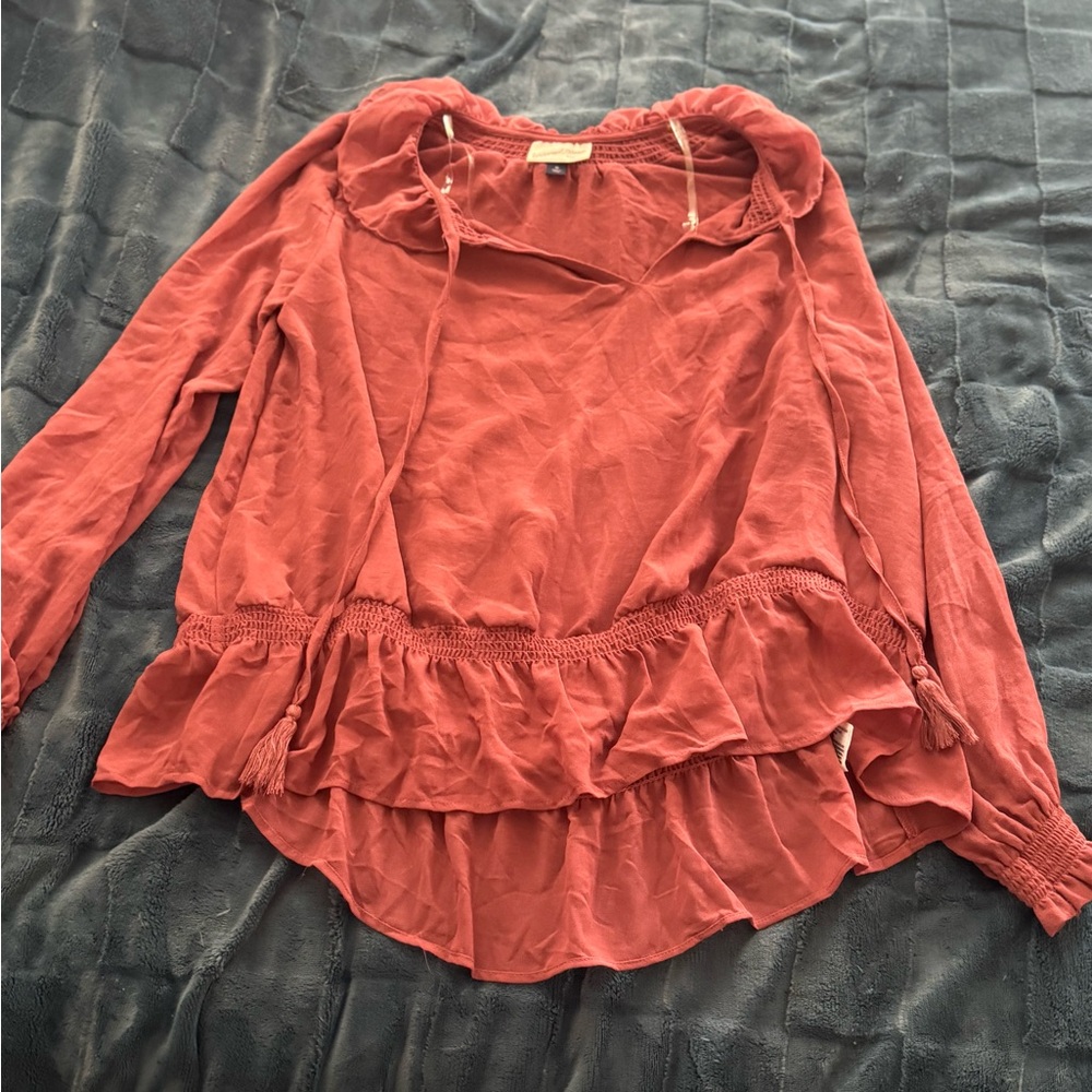 Universal Thread Women's Terracotta Blouse